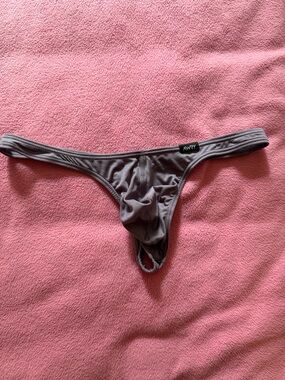 AVRY Purple Thong Bikini Bottom